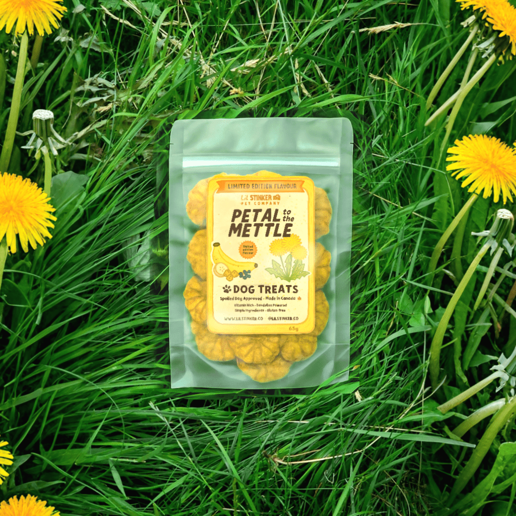 Petal to the Mettle Dog Treats promotional photo - Lil Stinker Co.
